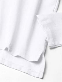 img 1 attached to Girls Sleeve Uniform Shirt Paris Girls' Clothing
