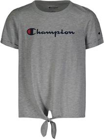 img 3 attached to 👕 Champion Girls Classic Sleeve Clothing: Stylish and Comfortable Girls' Clothing