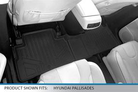img 1 attached to 🚗 SMARTLINER SA0472 B0472 Hyundai Palisade: Ultimate Car Floor Protection