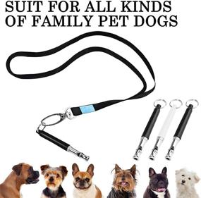 img 1 attached to 🐶 Maxin 3 Pcs Dog Training Whistle: Interactive Toys and Professional Whistles with Lanyard for Recall Training and Stop Barking