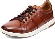 👟 florsheim crossover men's fashion sneakers in cognac leather logo