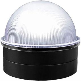 img 4 attached to Enhance Your Outdoor Space with Classy Caps CH2233B Chain Link Summit Solar Post Cap in Black