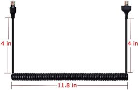 img 3 attached to 🎙️ TWAYRDIO RJ-45 8 Pin Replacement Microphone Cable for Kenwood KMC-30 KMC-32 KMC-35 TK-7100 TK-760 TK-768 TK-780G M-261A TM-271A Mobile Radio