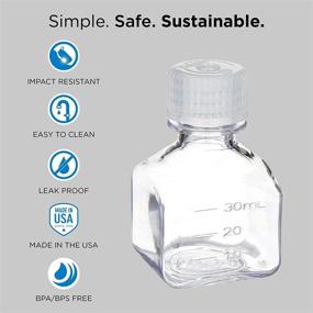 img 3 attached to Nalgene Quader Bottle: Durable Polycarbonate Construction for Mobile Hydration