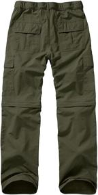 img 3 attached to Ultimate Mens Convertible Hiking Pants: Quick Dry, Lightweight, for Outdoor Travel, Safari, Fishing