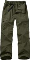 ultimate mens convertible hiking pants: quick dry, lightweight, for outdoor travel, safari, fishing логотип