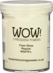 img 1 attached to Embossing Powder - Clear Gloss Regular, Large 160ml Jar