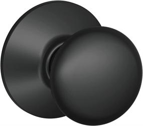 img 4 attached to 🚪 Schlage F10 PLY 622 Passage Lock, Matte Black - Plymouth Door Knob for Hall & Closet