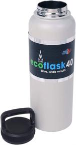 img 3 attached to Alpex Eco Flask Hydration Bottle Grey