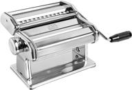 🍝 marcato atlas 180 pasta machine: authentic italian stainless steel, 180mm wide cutter with hand crank and instructions logo