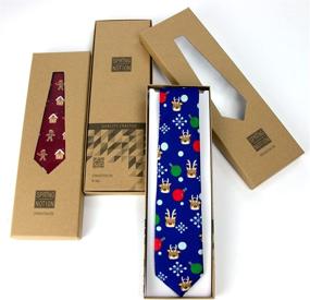 img 3 attached to Spring Notion Printed Microfiber Christmas Boys' Accessories : Neckties