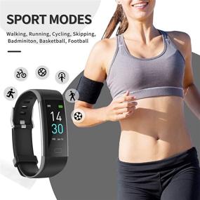 img 1 attached to Fitness Tracker Pressure Activity Pedometer Women's Watches