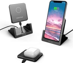 img 2 attached to BLZK Wireless Charger Stand: 10W Fast Charge for iPhone, Samsung, AirPods, and More