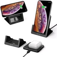 blzk wireless charger stand: 10w fast charge for iphone, samsung, airpods, and more logo