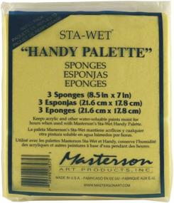 img 1 attached to Набор из 3 палитр Masterson Sta-Wet Handy