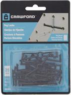 🔒 crawford 18025 25 pack industrial hardware locks for hooks by lehigh group logo