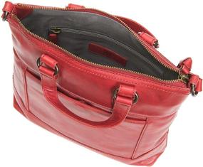 img 3 attached to Frye Melissa Small Tote Crossbody: Compact Style and Versatility Combined