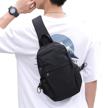 crossbody backpack lightweight waterproof port nylon logo
