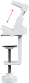 img 2 attached to 🖥️ Monoprice Desk Clamp Holder 133811 - Black and White