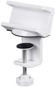 img 4 attached to 🖥️ Monoprice Desk Clamp Holder 133811 - Black and White