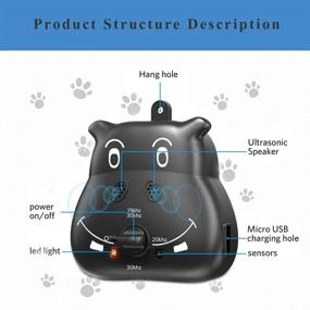 img 3 attached to 🐶 Waterproof Ultrasonic Anti Bark Control Device - Adjustable Volume Levels for Small, Medium, and Large Dogs - Indoor/Outdoor Barking Control Device