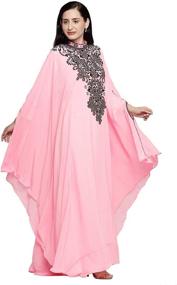 img 1 attached to ANIIQ Farasha Sleeves Georgette Evening Women's Clothing and Dresses