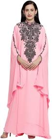 img 3 attached to ANIIQ Farasha Sleeves Georgette Evening Women's Clothing and Dresses