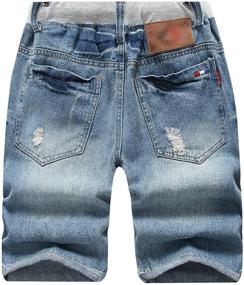 img 2 attached to LOKTARC Ripped Pull Shorts Distressed Boys' Clothing