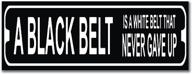 black karate street quality aluminum logo