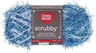 revitalize your cleaning routine with red heart scrubby yarn in waves logo