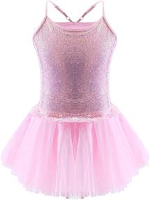 img 4 attached to 👗 Dancina Toddler Dance Leotards Dress for Active Girls' Clothing