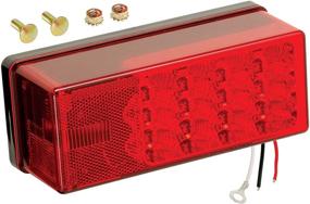 img 1 attached to 🚦 Wesbar 407535 Waterproof LED Tail Light - Low Profile, Left Hand, 8-Function - Universal Size