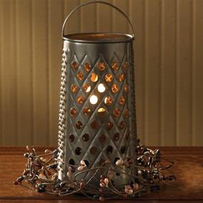 img 1 attached to Cheese Grater Lamp by Park Designs: Enhancing Your Space with Style