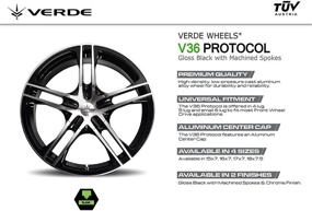 img 1 attached to Verde Custom Wheels Protocol Machined Tires & Wheels