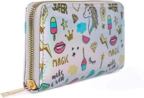 img 2 attached to Stylish and Adorable Women's Wallets - Compact and Fashionable Ladies Wallets