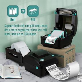 img 1 attached to HotLabel A300: High-Quality 300 DPI Shipping Label Printer for Amazon, eBay, Shopify, FedEx & UPS