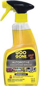img 4 attached to 🚗✨ Goo Gone Automotive: Ultimate Solution for Cleaning Auto Interiors, Bodies, Rims - Bug & Sticker Removal - 12 Fl. Oz.