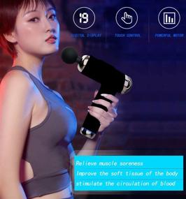 img 3 attached to 💆 Deesse Massage Gun: Powerful Deep Tissue Percussion Muscle Massager for Targeted Relief, Purewave Trigger Point Technology, Effective Hand-Held Electric Massager for Muscle Pain and Stiffness, 20 Gears, 6 Accessories - Ideal Business Gift