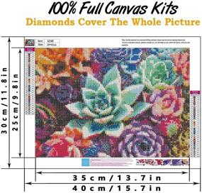 img 3 attached to Diamond Painting Kits Adults Succulents