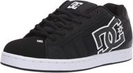 👟 dc men's skate shoe: classic white athletic footwear for men logo