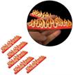 wixine embroidery flames applique transfer logo