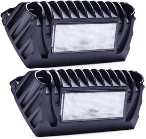 img 4 attached to SnowyFox 12V LED RV Exterior Porch Light 750 Lumen for RVs, Trailers, and Campers - Pack of 2