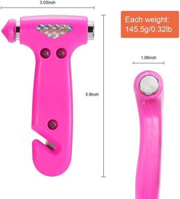 img 2 attached to THINKWORK Car Safety Hammer Gift: 3-in-1 Emergency Escape Tool for Women, Families & Children