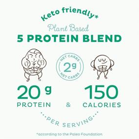 img 3 attached to 🥛 Dairy Free Protein Powder - Organic, Keto, Meal Replacement - 1.5 Pounds - KOS Unsweetened, Unflavored Vegan Protein Powder