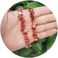 carnelian bracelet adjustable healing crystals logo