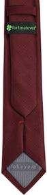 img 3 attached to Fortunatever Formal Necktie Multiple Colors Men's Accessories