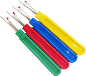 img 3 attached to 24-Piece Set of Colorful Ouyatoyu Seam Rippers - Handy Stitch Ripper Tools for Effortlessly Opening and Removing Seams and Hems in Sewing Projects