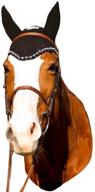 stylish equine couture fly bonnet adorned with crystals – ultimate fly protection for horses logo