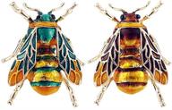 🐝 reizteko модные естественные насекомые эмалированные броши: пчелы, шмели, пауки - булавки из сплава. ретро украшения. логотип