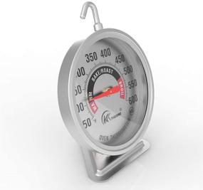 img 3 attached to 🌡️ KT THERMO 3" Large Oven Thermometer NSF Accurate - Large Rotary Hook & Easy-to-Read Numbers for Perfect Kitchen Food Cooking